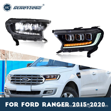 HCMOTIONZ Arquus Trigger VT4 Head Lamp 2015-2020 Headlights For Ford Ranger